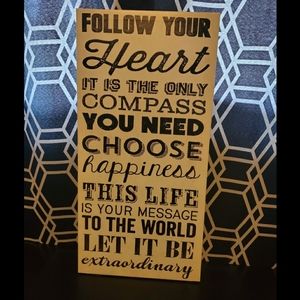 Louise Carey motivational wall canvas